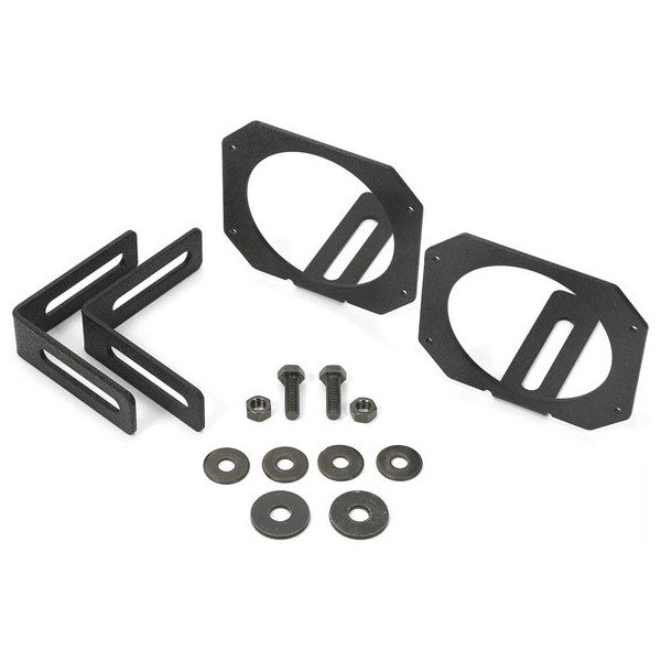 Rugged Ridge, Round Fog Light Mount Brackets, for 07-18 Jeep Wrangler JK Rugged Ridge, Round Fog Light Mount Brackets, for 07-18 Jeep Wrangler JK