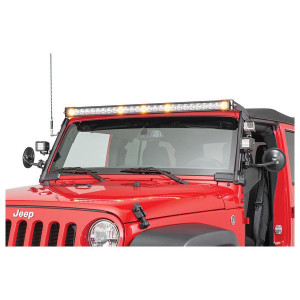 Rugged Ridge, Elite Fast Track Windshield Light Bar Mounts, for 07-18 Jeep Wrangler JK Rugged Ridge, Elite Fast Track Windshield Light Bar Mounts, for 07-18 Jeep Wrangler JK