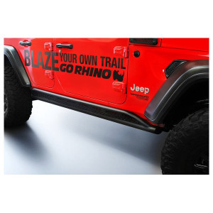 Go Rhino, Frame Mount Sliders, for 18-23 Jeep Wrangler Unlimited JL 4-Door