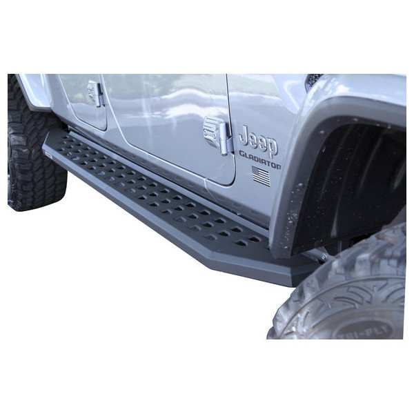 RB20 Running Boards, Without Step - Bed Liner Coating
