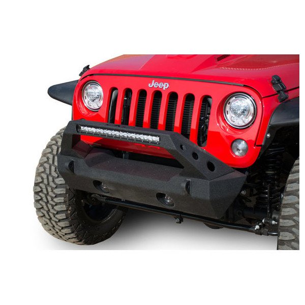 DV8 Offroad, FS-25 Stubby Light Bar Bumper, for 07-23 Jeep Wrangler JL, JK & Gladiator JT