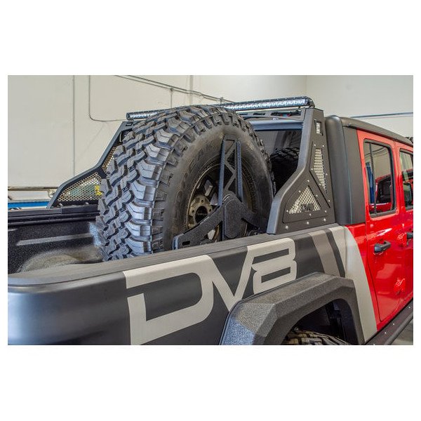 DV8 Offroad, Stand Up In-Bed Tire Carrier, for 20-23 Jeep Gladiator JT