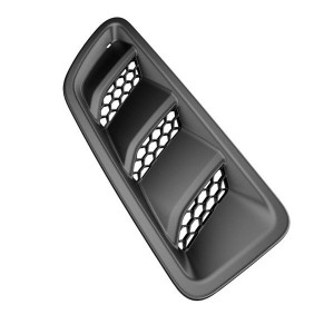 Mopar, Hood Air-Inlet Bezel, for Driver Side on 18-23 Jeep Wrangler JL and Gladiator JT Mopar, Hood Air-Inlet Bezel, for Driver Side on 18-23 Jeep Wrangler JL and Gladiator JT