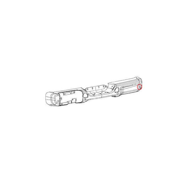 Mopar, Rear Bumper Parking Sensor Mounting Bracket, for 18-23 Jeep Wrangler JL with Steel Bumper
