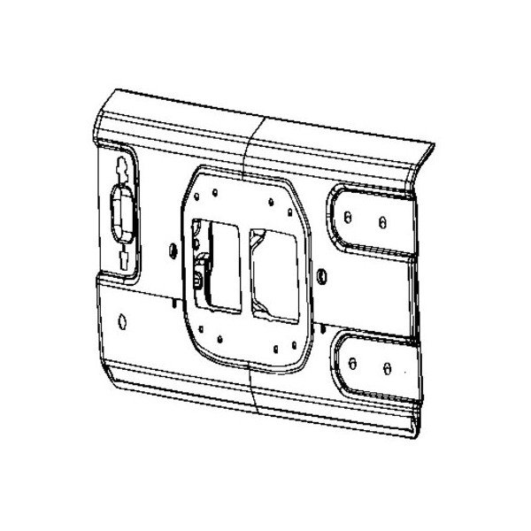 Mopar, Tailgate Shell, for 18-23 Jeep Wrangler JL Mopar, Tailgate Shell, for 18-23 Jeep Wrangler JL