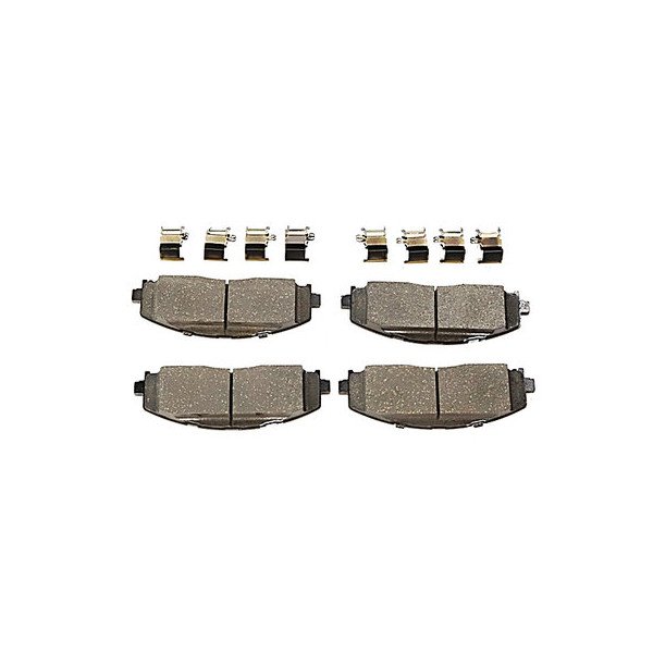 Mopar, Front Disc Brake Pad Set, for 18-23 Jeep Wrangler JL with Standard Brakes