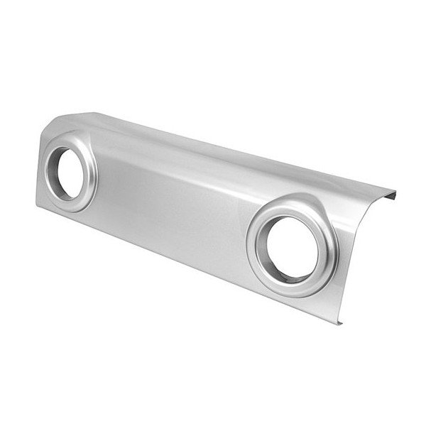 OMIX, Silver Front Bumper Applique, For 07-18 Jeep Wrangler JK