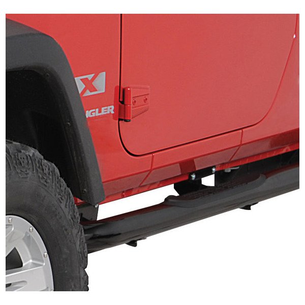 Rugged Ridge, Side Step Bars, in Textured Black for 07-18 Jeep Wrangler JK 2-Door Rugged Ridge, Side Step Bars, in Textured Black for 07-18 Jeep Wrangler JK 2-Door
