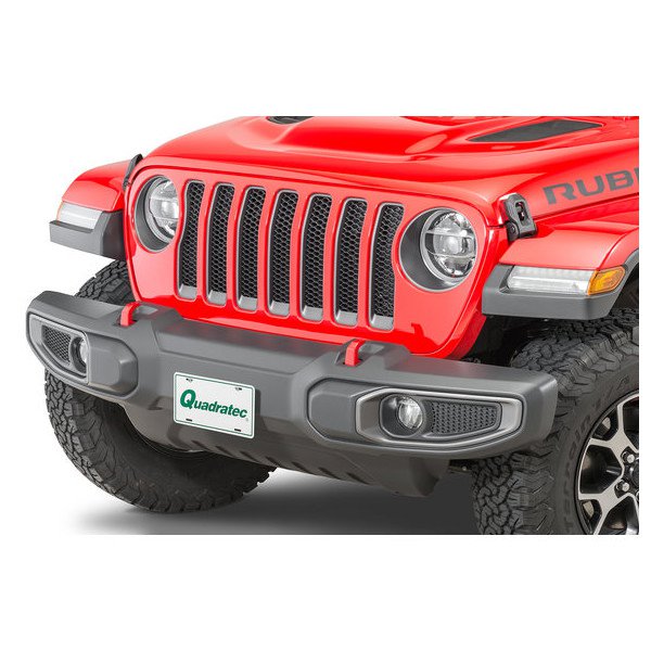 StoNSho, Removable Quick Release Front License Plate Bracket, for Overland & Rubicon with Plastic Bumper