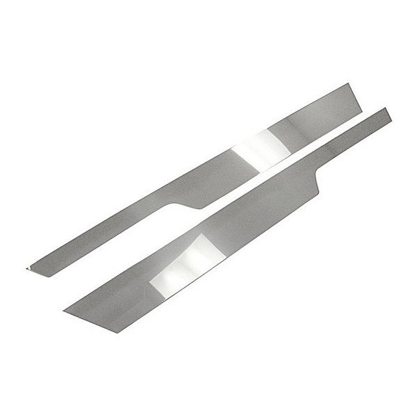 Crown Automotive, Rocker Panel Overlay Set in Stainless Steel, for 97-06 Jeep Wrangler TJ Crown Automotive - 12117-1002