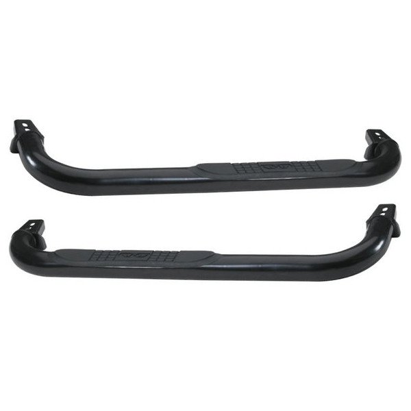 Rampage Products, Endurance Side Bars in Powdercoated Black, for 07-18 Jeep Wrangler JK 2 Door Rampage Products, Endurance Side Bars in Powdercoated Black, for 07-18 Jeep Wrangler JK 2 Door