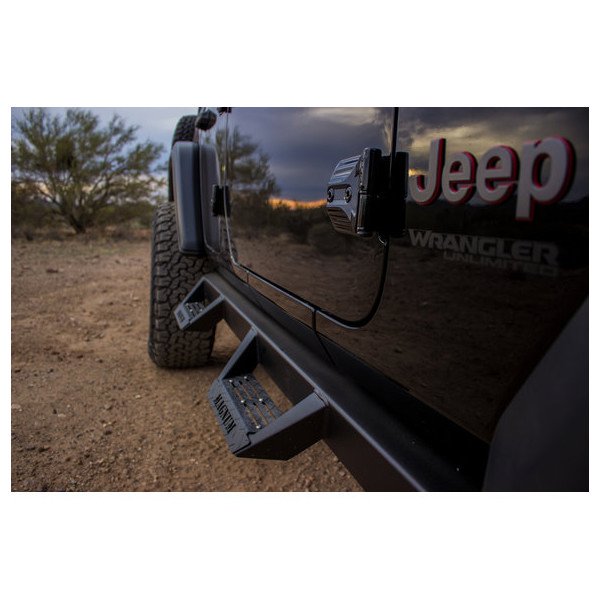 Magnum by Raptor Series, RT Steps, for 18-23 Jeep Wrangler JL Unlimited 4-Door Without Lights