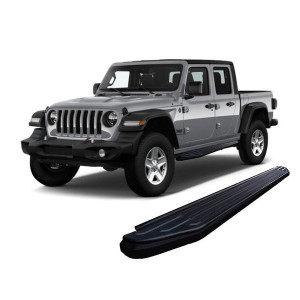 Black Horse Off Road, Peerless Running Boards in Black, for 20-23 Jeep Gladiator JT Black Horse Off Road, Peerless Running Boards in Black, for 20-23 Jeep Gladiator JT