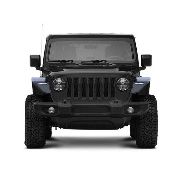 Black Horse Off Road, Front & Rear Tubular Fender Flares w/Inner Fender Flare Liners, for 20-23 Jeep Gladiator JT Black Horse Off Road, Front & Rear Tubular Fender Flares w/Inner Fender Flare Liners, for 20-23 Jeep Gladiator JT