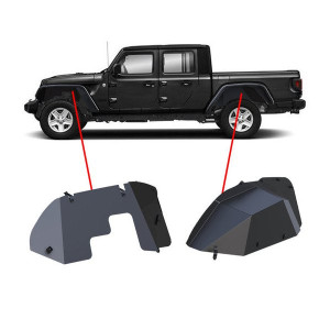 Black Horse Off Road, Front & Rear Inner Fender Flare Liners, for 20-23 Jeep Gladiator JT Black Horse Off Road, Front & Rear Inner Fender Flare Liners, for 20-23 Jeep Gladiator JT