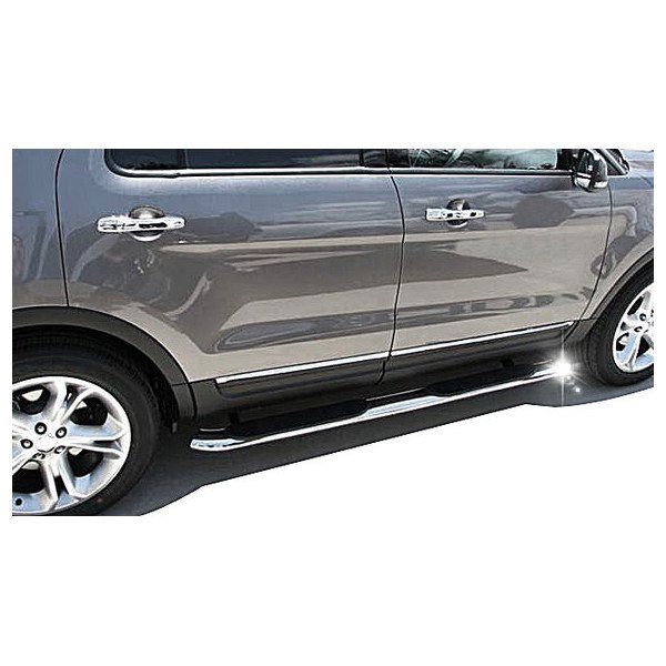 Black Horse Off Road, 3" Side Steps, in Stainless for 21-23 Jeep Grand Cherokee L