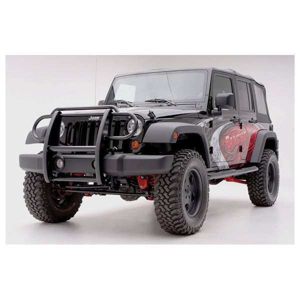 Aries, Grill Guard in Black, for 07-18 Jeep Wrangler JK