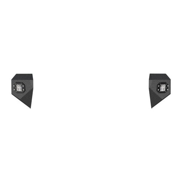 Aries, TrailChaser Front Corners Guards with LED Lights, Aluminum, for 07-23 Jeep Wrangler JL, JK & Gladiator JT