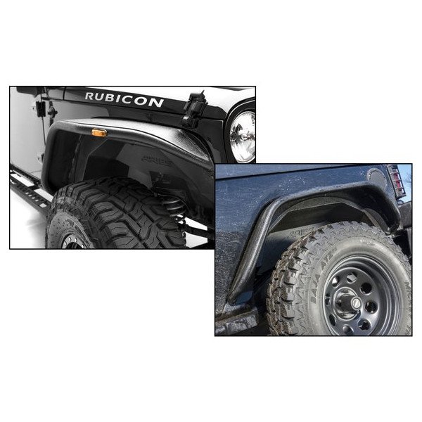Aries, Front and Rear Inner Fender Liners, for 07-18 Jeep Wrangler JK