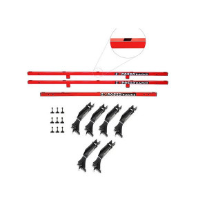 Exposed Racks, Hardtop Tent Roof Rack, Multi-Function Click-In Black for 07-18 Jeep Wrangler JK 2-Door