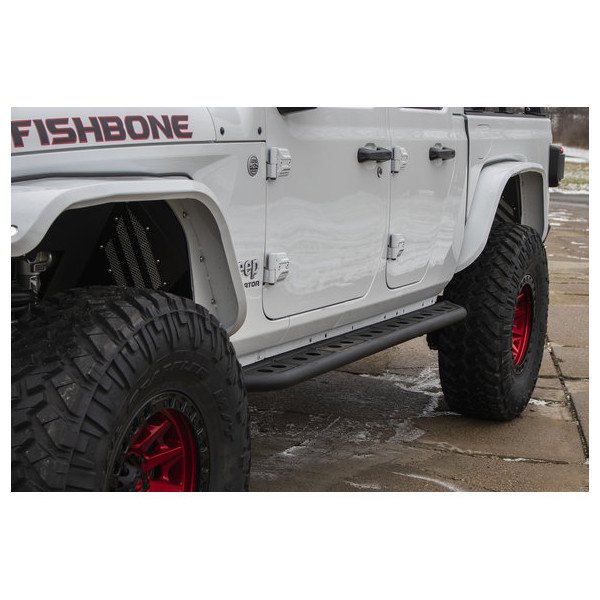 Fishbone Offroad, Step Sliders, for 20-23 Jeep Gladiator JT Fishbone Offroad, Step Sliders, for 20-23 Jeep Gladiator JT