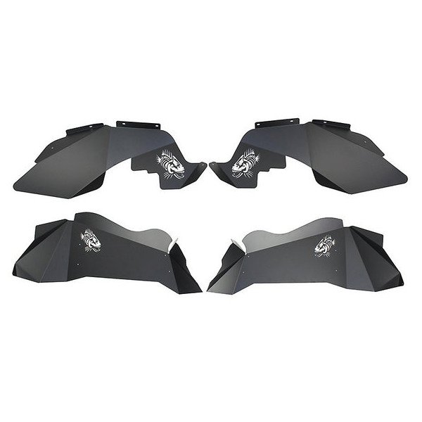 Aluminum Inner Fenders with Fishbone Logo Aluminum Inner Fenders with Fishbone Logo