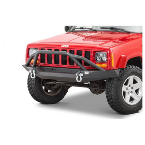 Fishbone Offroad, Bullhead Front Bumpers, with Grille Guard for 84-01 Jeep Cherokee XJ