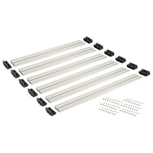 Teraflex, Nebo Roof Rack Slat Kit, Silver, for 07-18 Jeep Wrangler Unlimited JK 4 Door