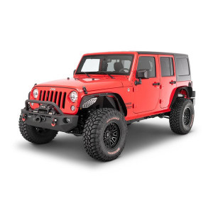 Steel Slim Flat Fender Flares, Fender Flares Only