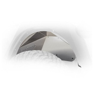 Bare Aluminum Rear Inner Fenders