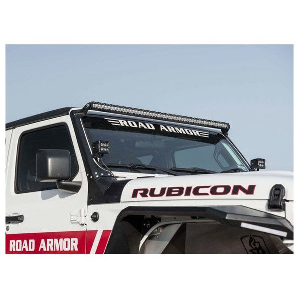 Stealth A-Pillar Light Bar Mount, With Lower Light Mounts - for 51.5" Light Bar Length Stealth A-Pillar Light Bar Mount, With Lower Light Mounts - for 51.5" Light Bar Length