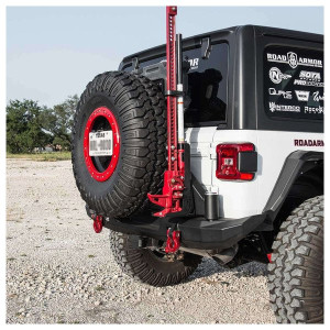 Road Armor, Stealth Rear Hi-Lift Jack Mount, for 07-23 Jeep Wrangler JK & JL with Stealth Rear Bumper & Tire Carrier