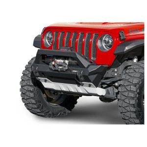 Rival 4x4, Aluminum Front Winch Bumper, Stubby for 07-23 Jeep Wrangler JK, JL & Gladiator JT