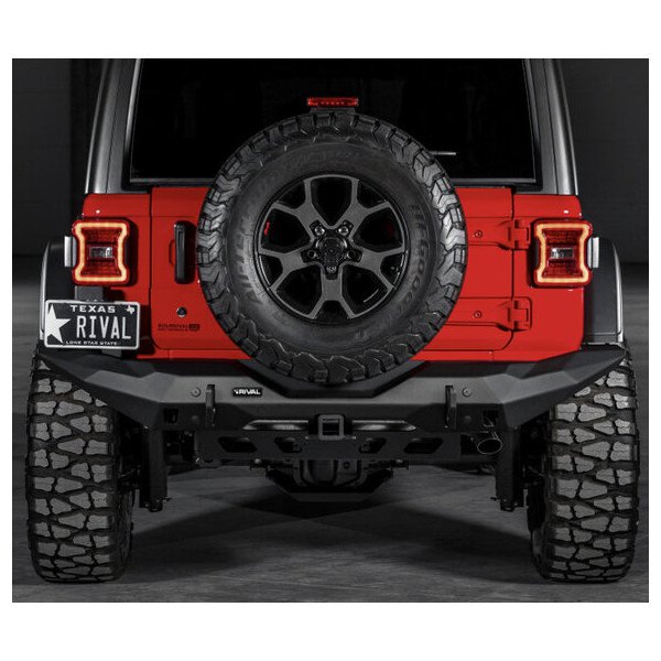 Rival 4x4, Aluminum Rear Bumper, Full Width for 18-23 Jeep Wrangler JL Rival 4x4, Aluminum Rear Bumper, Full Width for 18-23 Jeep Wrangler JL