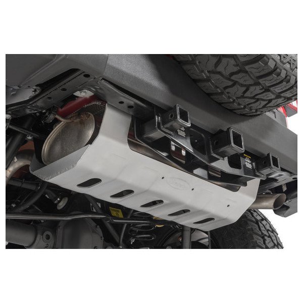 Aluminum Modular Muffler Skid Plate, Silver