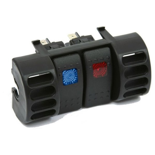 Vent Switch Panel with Switches in Black