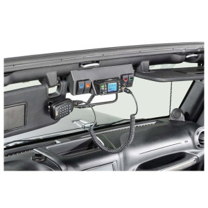 Daystar, GMRS Radio with Upper Windshield Mount, and Switches, without Handheld, for 07-18 Jeep Wrangler JK