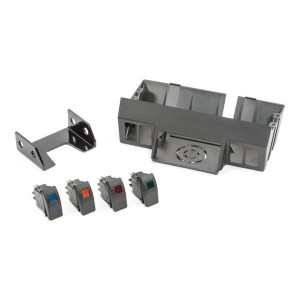 Daystar, GMRS Radio Upper Windshield Mount with Switches, for 07-18 Jeep Wrangler JK