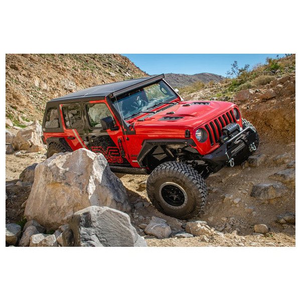 DV8 Offroad, Rubicon Replica Hood, for 18-23 Jeep Wrangler JL & Gladiator JT