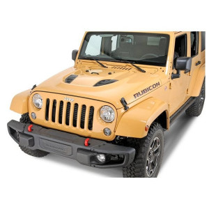 Mopar, 10th Anniversary Rubicon Hood with Functional Vents, for 07-18 Jeep Wrangler JK