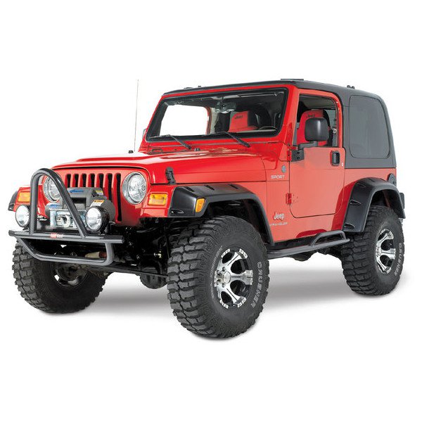 Quadratec, 6" Pocket Style Fender Flares, for 97-06 Jeep Wrangler TJ & Unlimited Quadratec, 6" Pocket Style Fender Flares, for 97-06 Jeep Wrangler TJ & Unlimited