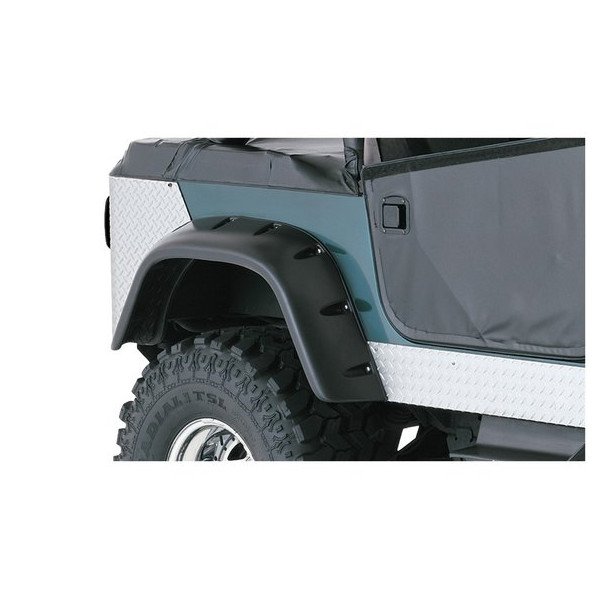 Bushwacker, Rear Cut-Out Fender Flares, for 76-86 Jeep CJ-7