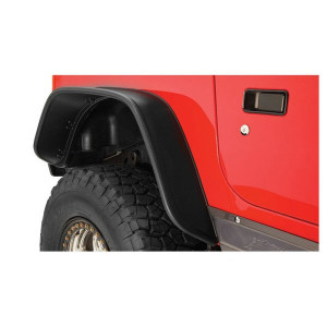 Bushwacker, Rear Flat Style Flares, for 97-06 Jeep Wrangler TJ