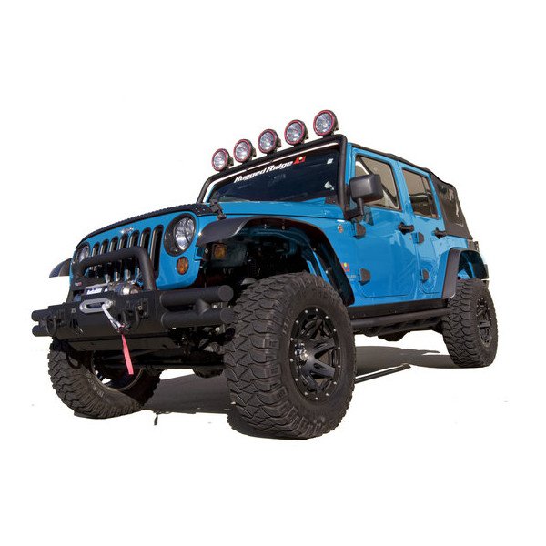 Rugged Ridge, All Terrain Flat Fender Flares, for 07-18 Jeep Wrangler JK Rugged Ridge, All Terrain Flat Fender Flares, for 07-18 Jeep Wrangler JK