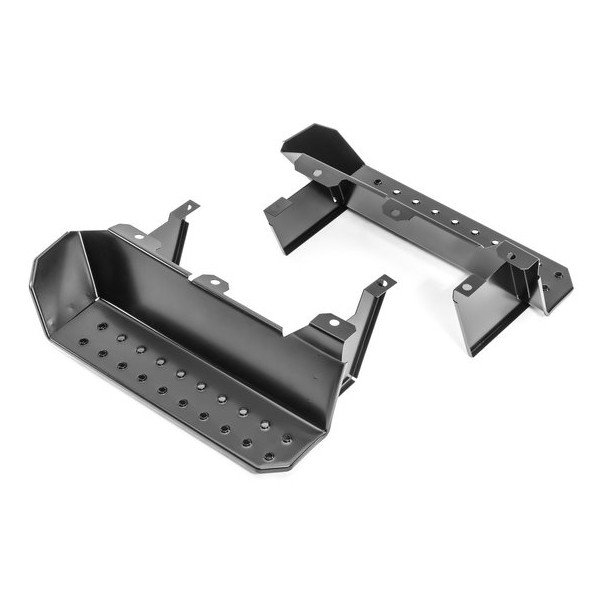 Side Steps in Black Powder Coated Stainless Steel