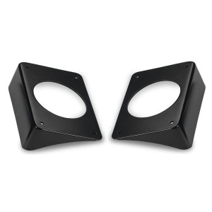 Warrior Products, Steel Taillights with Stop Light Holes in Black, for 07-18 Jeep Wrangler JK
