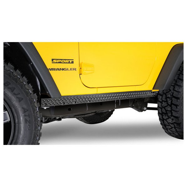 Rugged Ridge, Body Armor Rocker Guards in Black, for 07-18 Jeep Wrangler JK 2 Door Rugged Ridge, Body Armor Rocker Guards in Black, for 07-18 Jeep Wrangler JK 2 Door