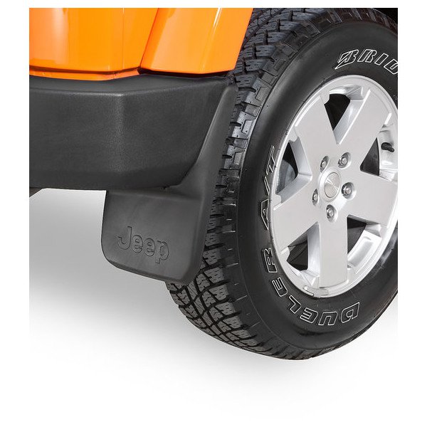 Mopar, Rear Jeep Logo Splash Guards, for 07-18 Jeep Wrangler JK