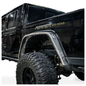 Reaper Off-Road, Rear Fender, in Bare Aluminum for 20-23 Jeep Gladiator JT Reaper Off-Road, Rear Fender, in Bare Aluminum for 20-23 Jeep Gladiator JT