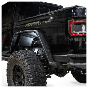 Reaper Off-Road, Rear Fender, in Black Texture Coating for 20-23 Jeep Gladiator JT Reaper Off-Road, Rear Fender, in Black Texture Coating for 20-23 Jeep Gladiator JT
